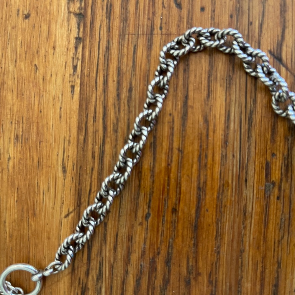 Silver Rope Chain Necklace - Picture 5 of 7
